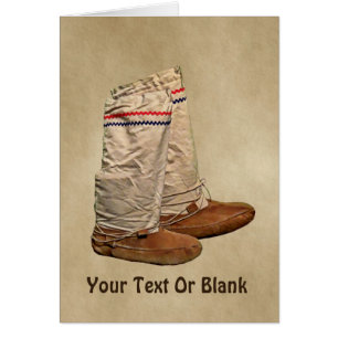 Mukluks On Old Paper