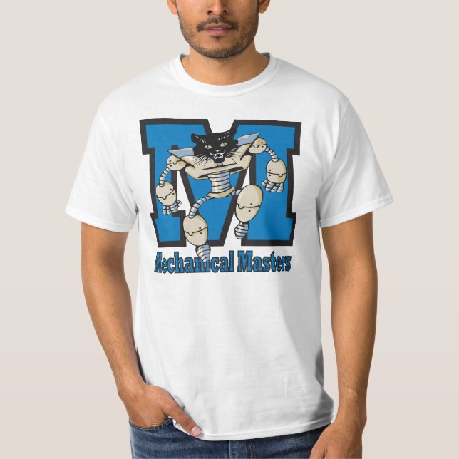 Mulberry Middle School Robotics Team Logo T-Shirt (Front)