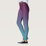 Mulberry Purple Blue Teal Fade Leggings<br><div class="desc">Mulberry Purple Blue Teal Fade</div>