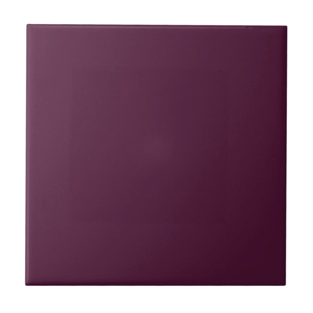 Mulberry Purple Solid Colour Tile (Front)