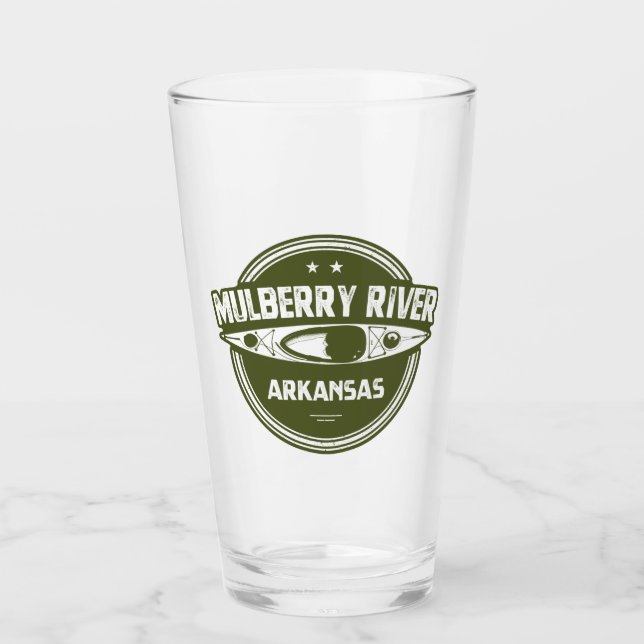 Mulberry River, Arkansas Glass (Front)