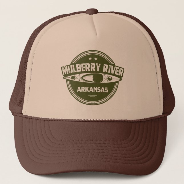 Mulberry River, Arkansas Trucker Hat (Front)
