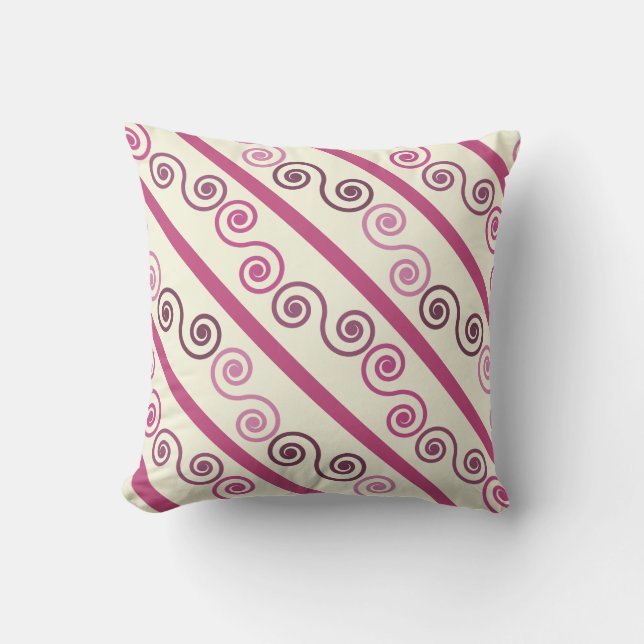Mulberry Spirals Cushion (Front)