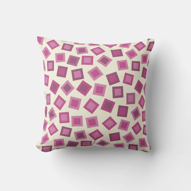 Mulberry Squares Cushion (Front)