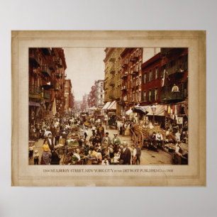 MULBERRY STREET, NYC POSTER