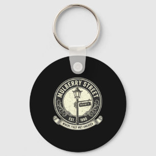 Mulberry Street Vintage New York Retro Little Ital Key Ring