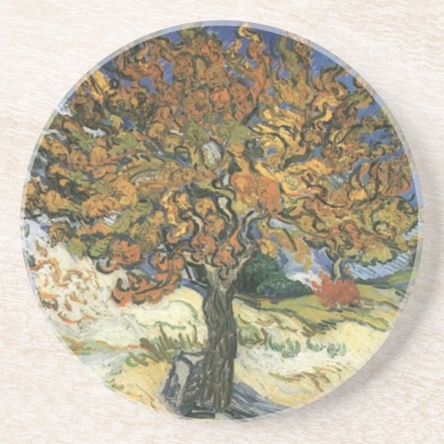 Mulberry Tree by van Gogh Coaster (Front)