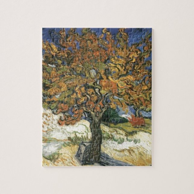 Mulberry Tree by van Gogh Jigsaw Puzzle (Vertical)