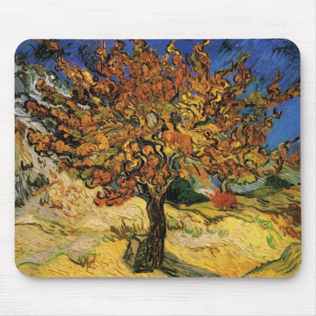 Mulberry Tree (F637) Van Gogh Fine Art Mouse Mat (Front)