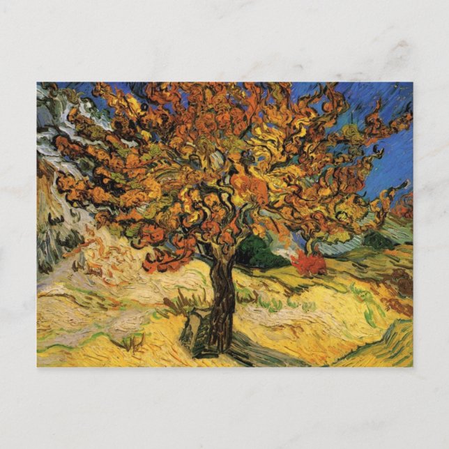 Mulberry Tree (F637) Van Gogh Fine Art Postcard (Front)
