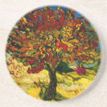 Mulberry Tree Van Gogh Fine Art Coaster<br><div class="desc">Mulberry Tree, Vincent van Gogh, Saint-Rémy, October 1889. Oil on canvas, 54 x 65 cm. Pasadena, Norton Simon Museum of Art. F 637, JH 1796 Vincent Willem van Gogh (30 March 1853 – 29 July 1890) was a Dutch Post-Impressionist artist. Some of his paintings are now among the world's best...</div>