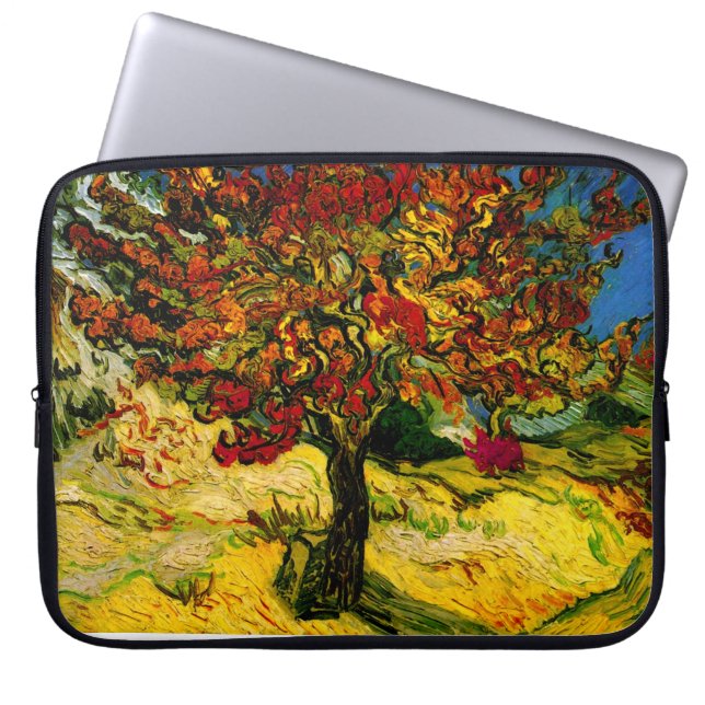 Mulberry Tree Van Gogh Fine Art Laptop Sleeve (Front)