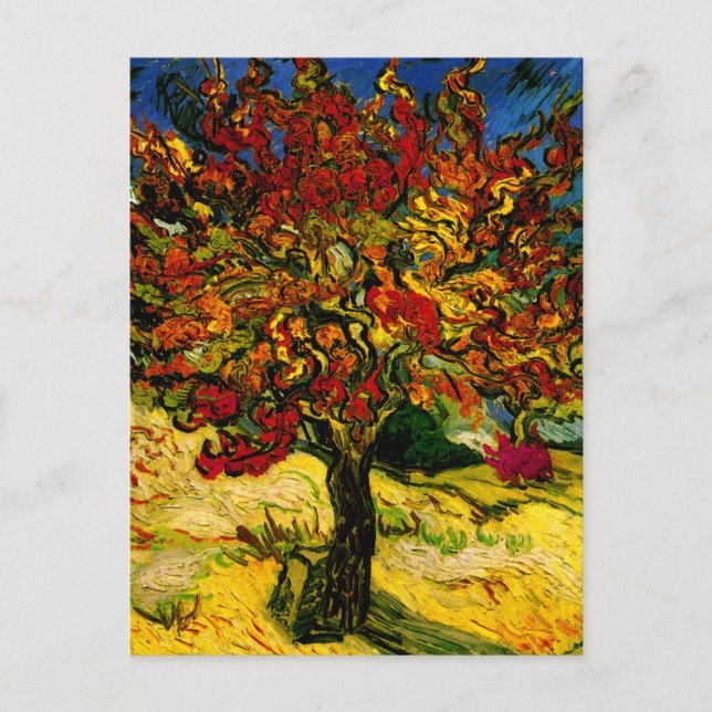 Mulberry Tree Van Gogh Fine Art Postcard (Front)