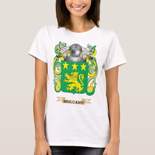 Mulcahy Coat of Arms (Family Crest) T-Shirt (Front)