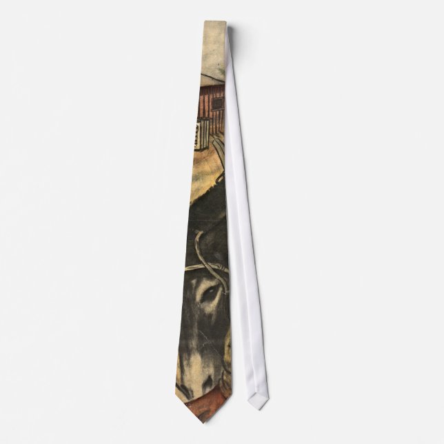Mule and Plough 1935 Tie (Front)