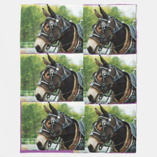 mule days fleece blanket