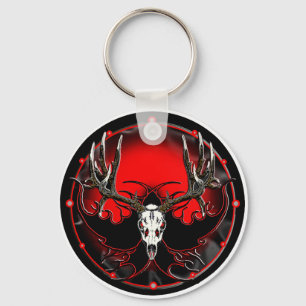 Mule de,flames key ring
