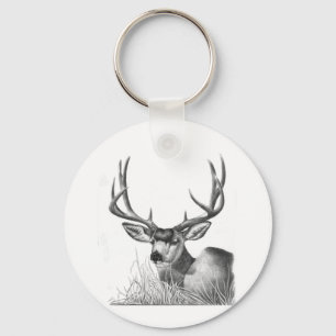 mule deer 88 key ring