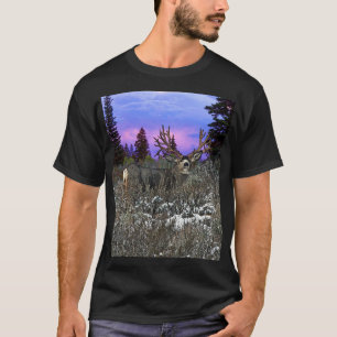 Mule deer custom backgrounds T-Shirt