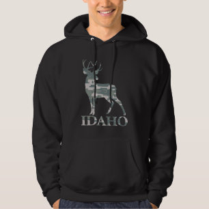 Mule Deer Hunt Idaho Digital Camo Hoodie