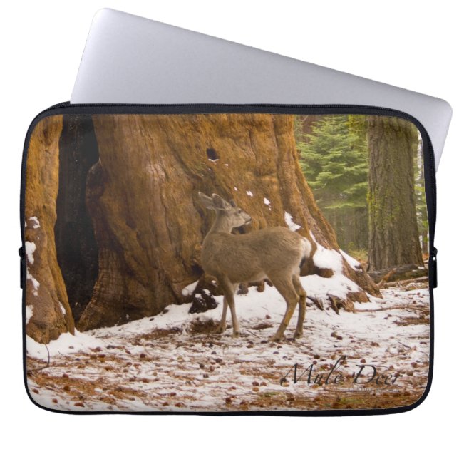 Mule Deer Laptop Sleeve (Front)