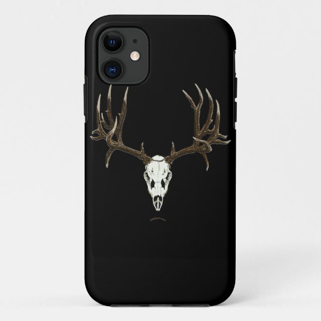 Mule deer skull Case-Mate iPhone case (Back)