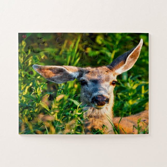 Mule Deer Wyoming Jigsaw Puzzle (Horizontal)