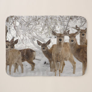 Mule Deer Wyoming Sherpa Blanket