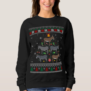 Mule Donkey Christmas Ornament Tree Funny Gift Ugl Sweatshirt