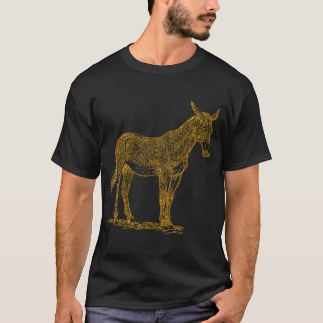 Mule  For Women Girl Donkey Horse Hybrid   1 T-Shirt (Front)