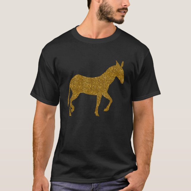 Mule  For Women Girl Donkey Horse Hybrid T-Shirt (Front)