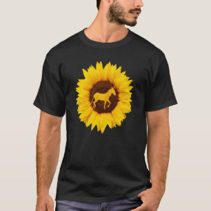Mule For Women Men Donkey Horse Hybrid Sunflower T-Shirt