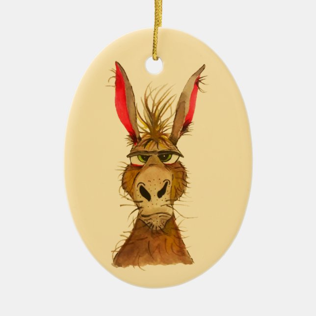 Mule Tide! Ceramic Tree Decoration (Front)