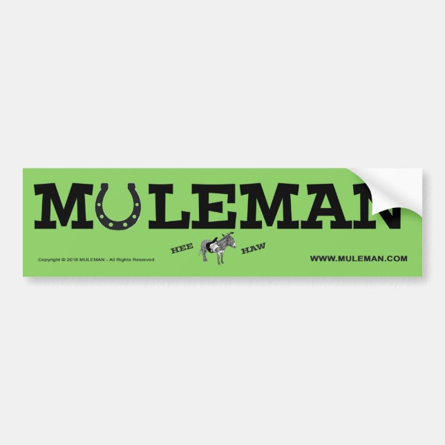 MULEMAN Bumper Sticker (Front)