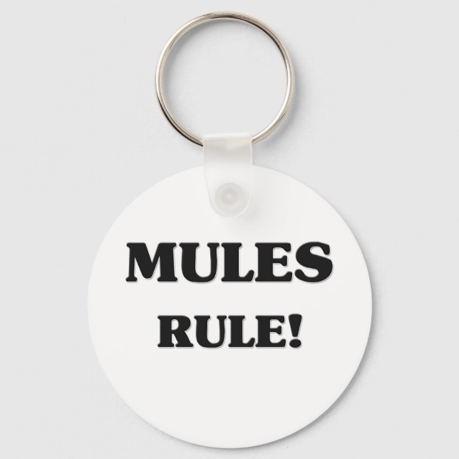 Mules Rule Key Ring (Front)