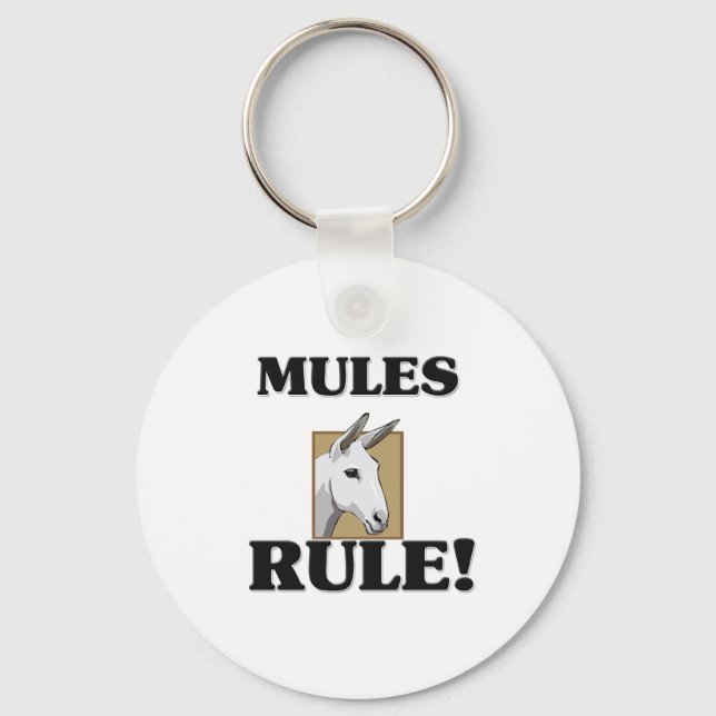 MULES Rule! Key Ring (Front)