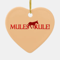 Mules Rule Silhouette Keepsake