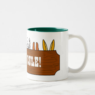 Mules Rule! Two-Tone Coffee Mug