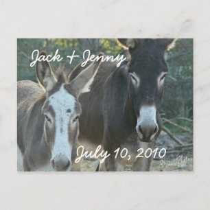 Mules-save the date-customise announcement postcard