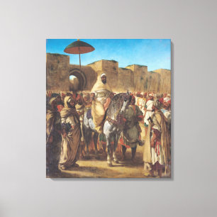 Muley Abd-ar-Rhaman , The Sultan of Morocco Canvas Print
