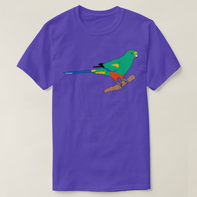 Mulga Parrot T-Shirt (Design Front)