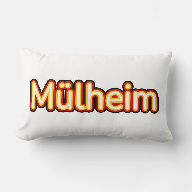 Mülheim Deutschland Germany Lumbar Cushion (Front)