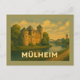 Mülheim Germany City Art Postcard
