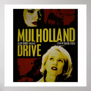 MULHOLLAND DRIVE DAVID LYNCH POSTER