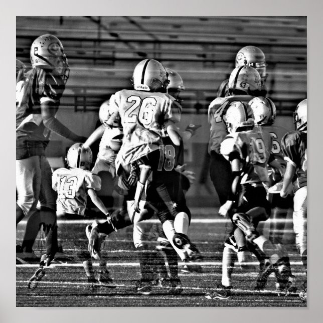 Mulit-exposure Football Poster (Front)