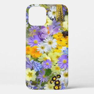 MULITCOLORED FLORAL BACKGROUND PATTERN iPhone 12 PRO CASE