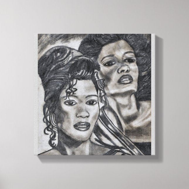 MULLATO BEAUTY canvas Print (Front)