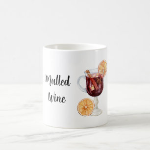 Mulled Wine Orange Slices Cinnamon Stick Coffee Mug