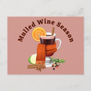 Mulled Wine Season Postcard