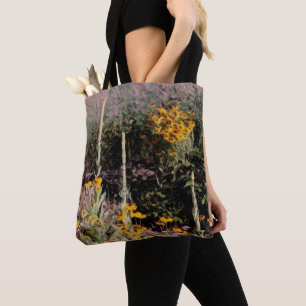 Mulleins Black Eyed Susan Flowers Painting Tote Bag